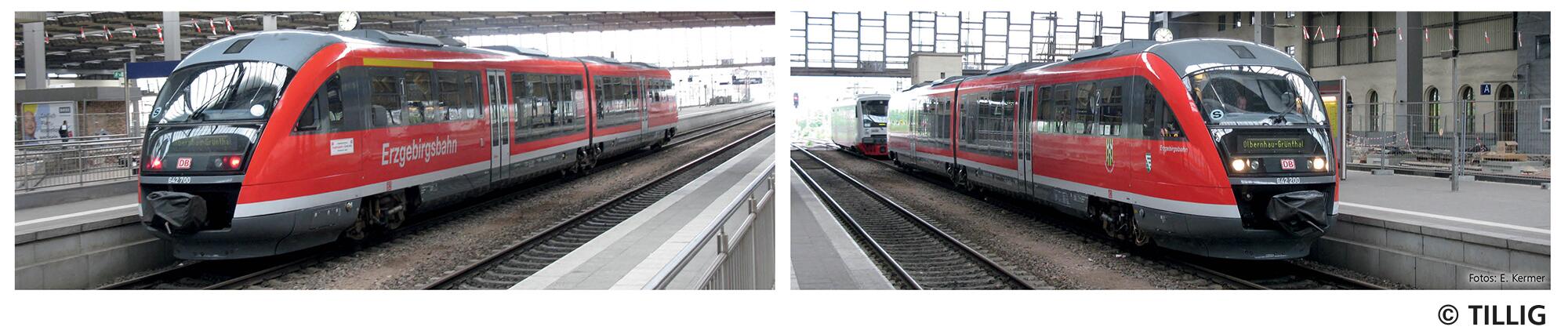 TILLIG 04887 Rail car „Erzgebirgsbahn“ of the DB AG