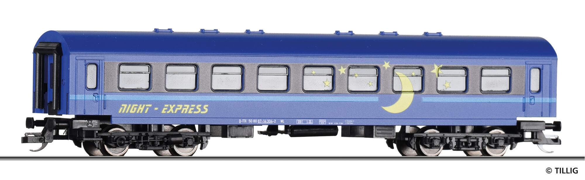 TILLIG 13192 START-Sleeping coach “TT-Express”
