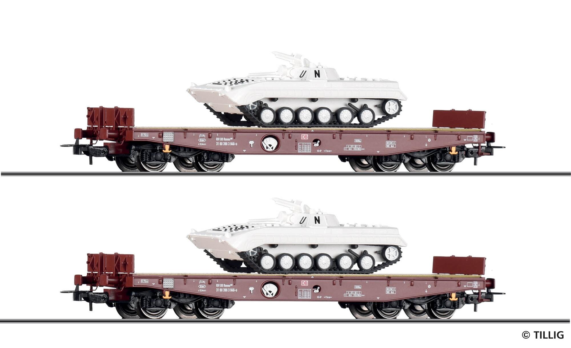 TILLIG 70072 Freight car set of the DB AG