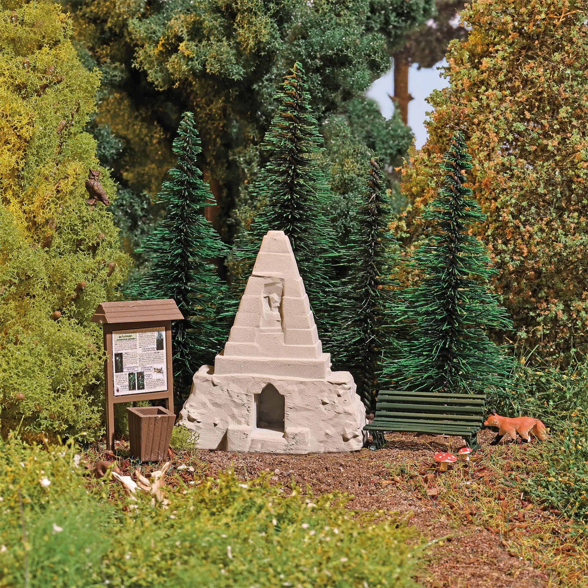 Busch 1861 Obelisk in the forest