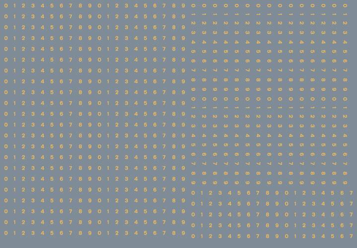 RAILTEC All-0183 Numeric sheet: old gold BR numbering (1mm high)
