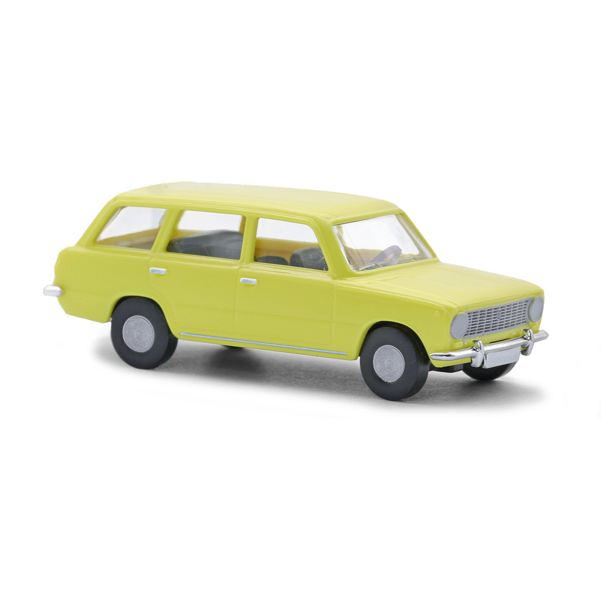 Busch 87051 Lada 1200 estate, yellow TT
