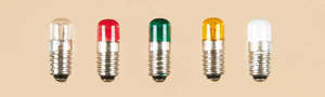 Auhagen 55752 1 lamp with screw socket green single Cylindrical E 5,5 16 V 0,05 amp