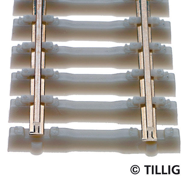 Tillig 85134 470mm Concrete sleeper flexible track length