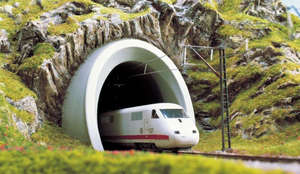 Busch 8197 Voie N Portail Du Tunnel à Voie Unique # Neuf Emballage D'Origine # 