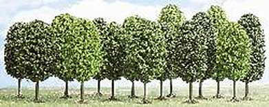 Busch 6585 15 Deciduous Trees: A Perfect Addition to Your Model Railway