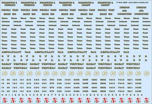 Railtec 4mm-4206 4mm GWR pre-BR coach numbers/branding incl K40/K41/K42