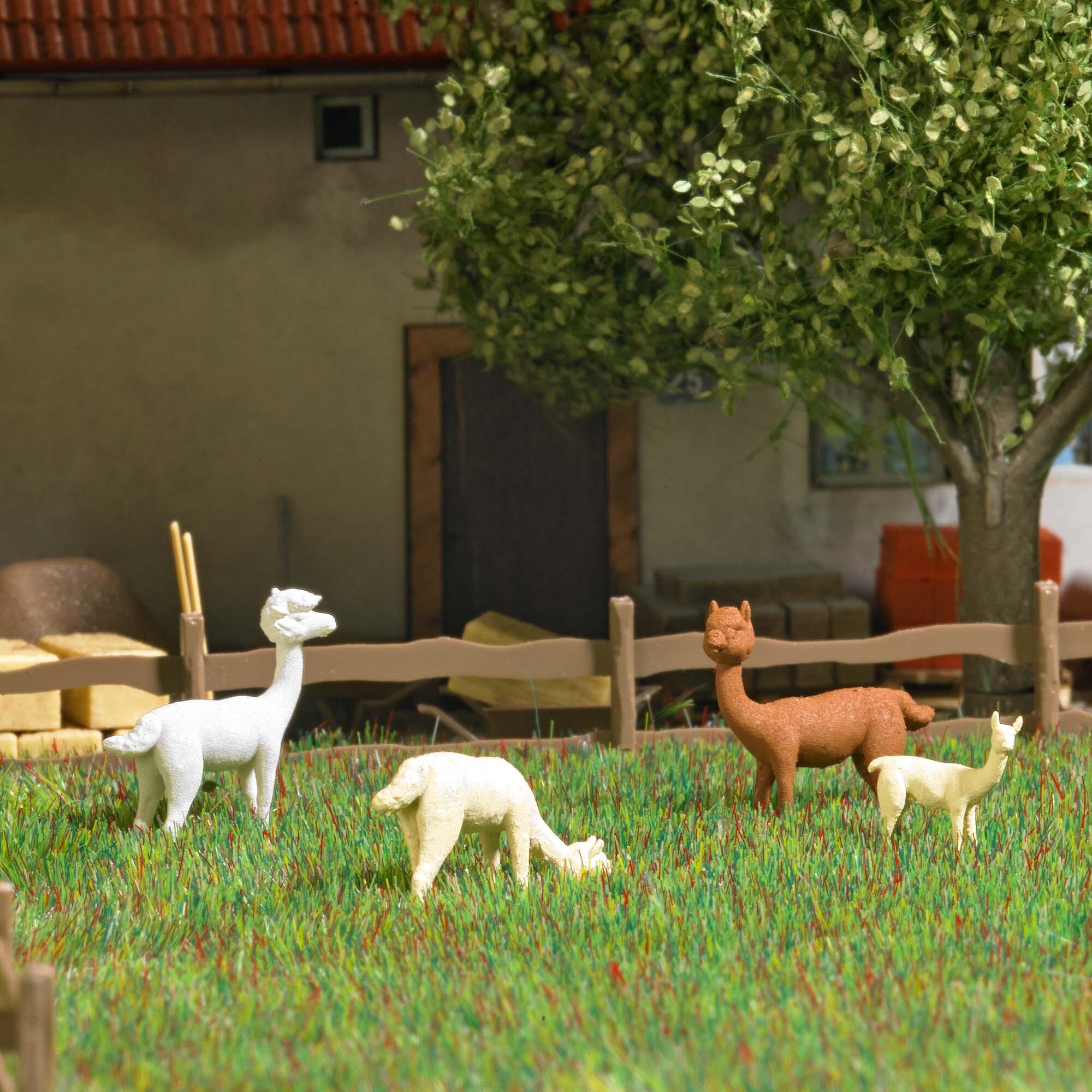 BUSCH 79860 Alpacas with cria