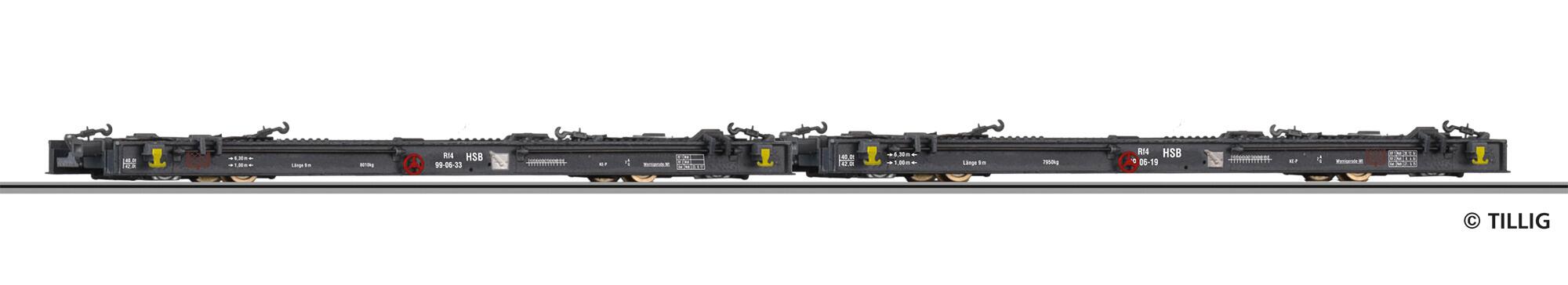 TILLIG 05974 Freight car set of the HSB