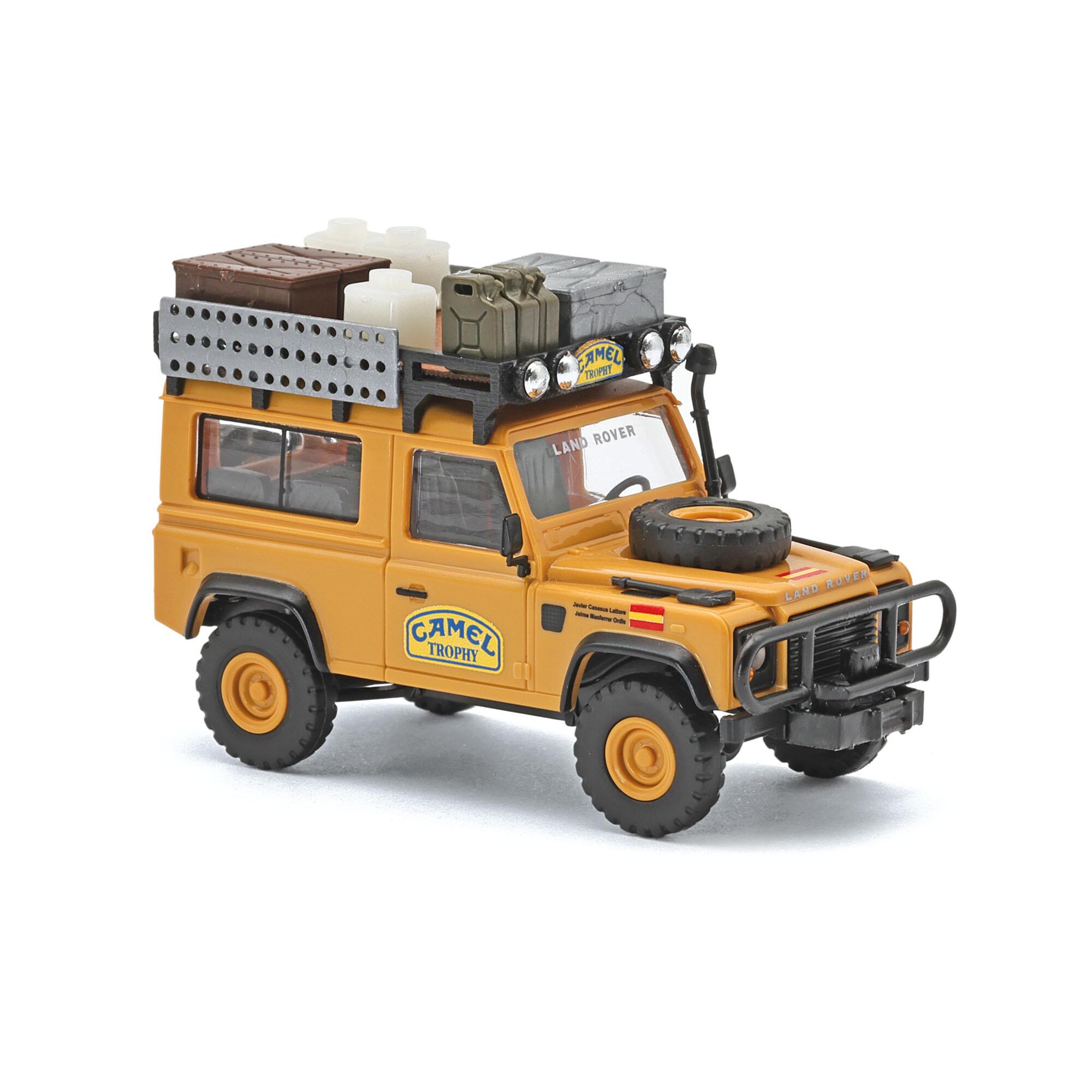 Busch 54315 Land Rover Defender, Camel Trophy 85 Bor