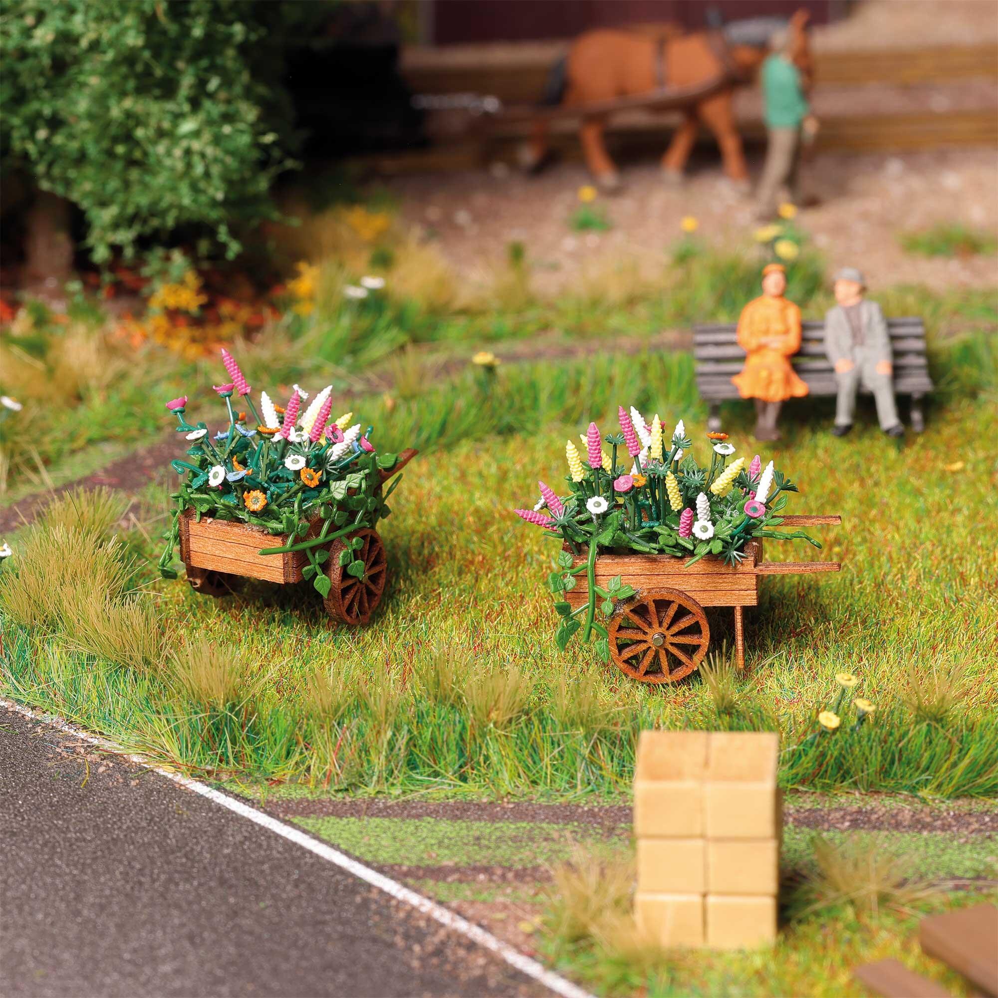 Busch 1279 Flower cart H0