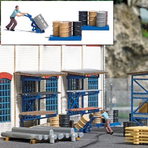 Busch 7842 Action Set: barrel truck