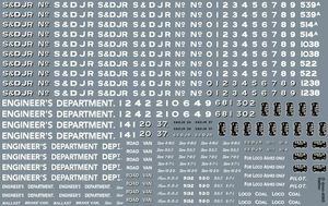 Railtec 4mm-4065 4mm S&DJR: generic freight pack