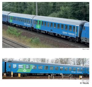 TILLIG 01102 Passenger coach set of the RDC Deutschland GmbH
