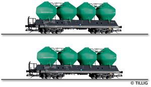 TILLIG 01116 Freight car set of the Transportservice s.r.o. Beroun