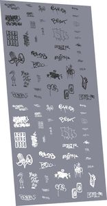 RAILTEC 2mm-8951 Graffiti: tags pack #1