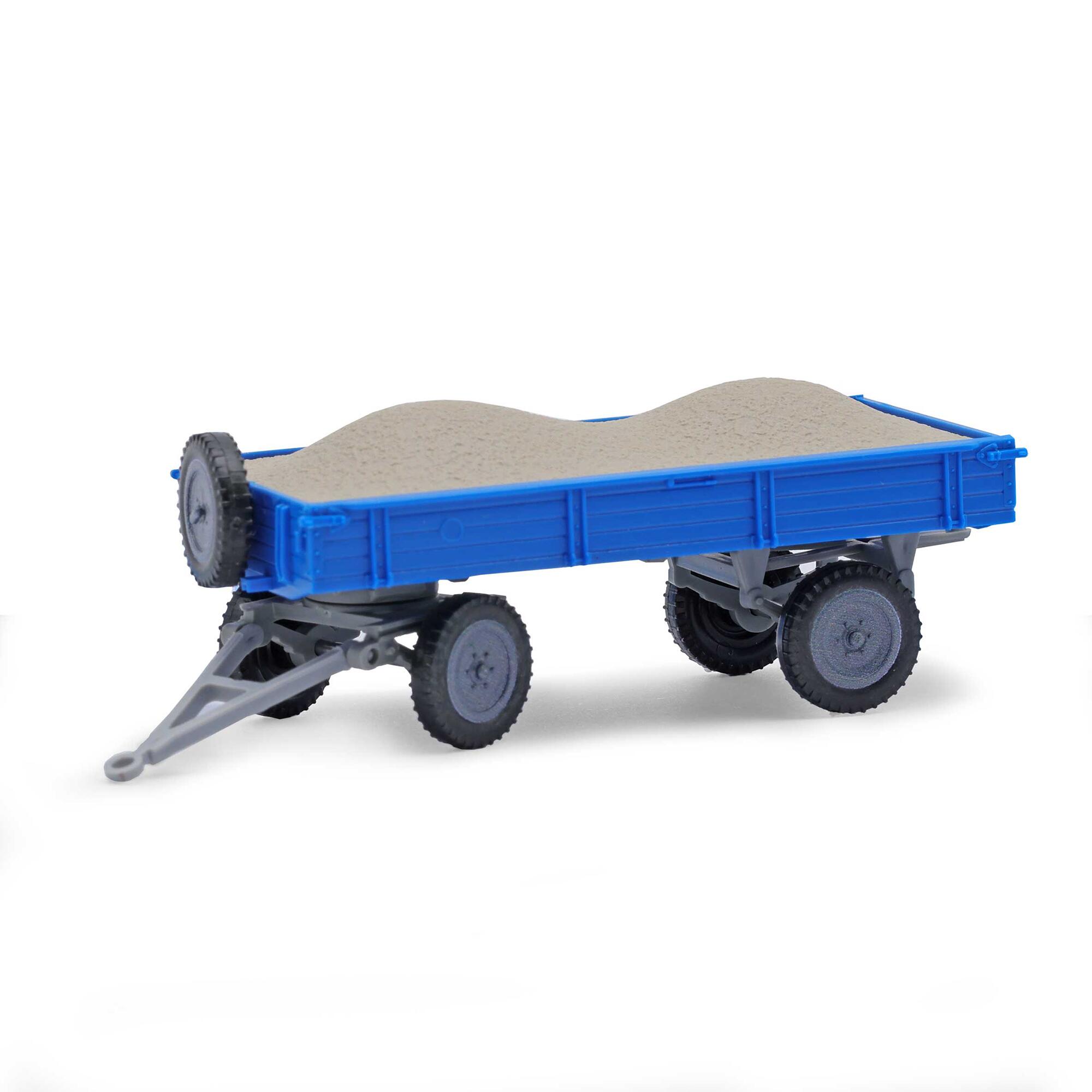 Busch 210010210 T4 trailer with a load of gravel