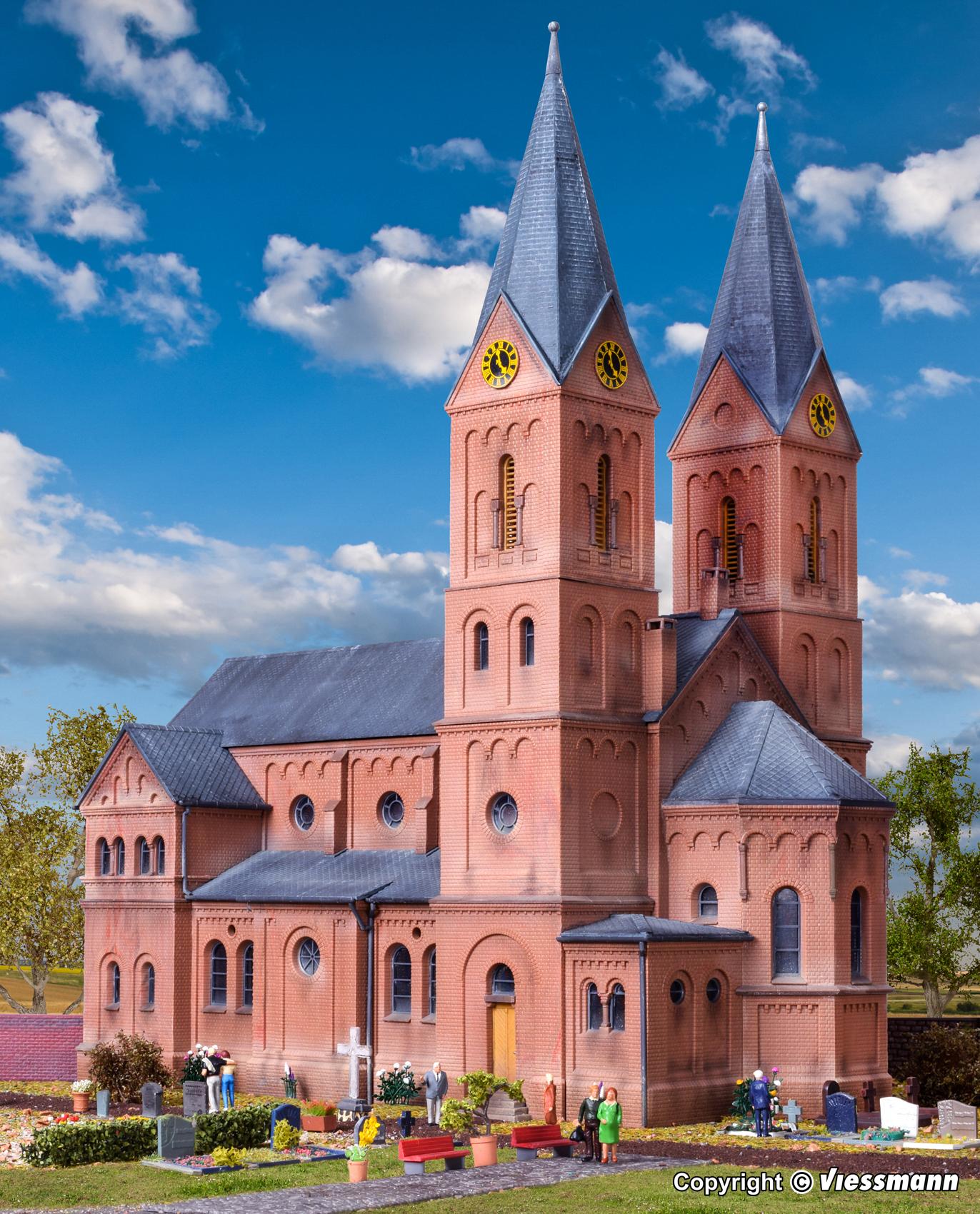 Kibri 39760 Romanesque town church in