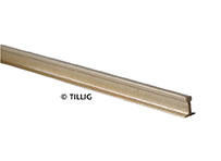 Tillig 82500 Shiny nickel silver rail 25mm (Code 100) length 1000 mm