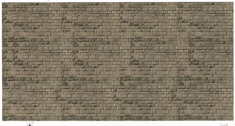 Vollmer 47368 Natural stone embossed card sheet