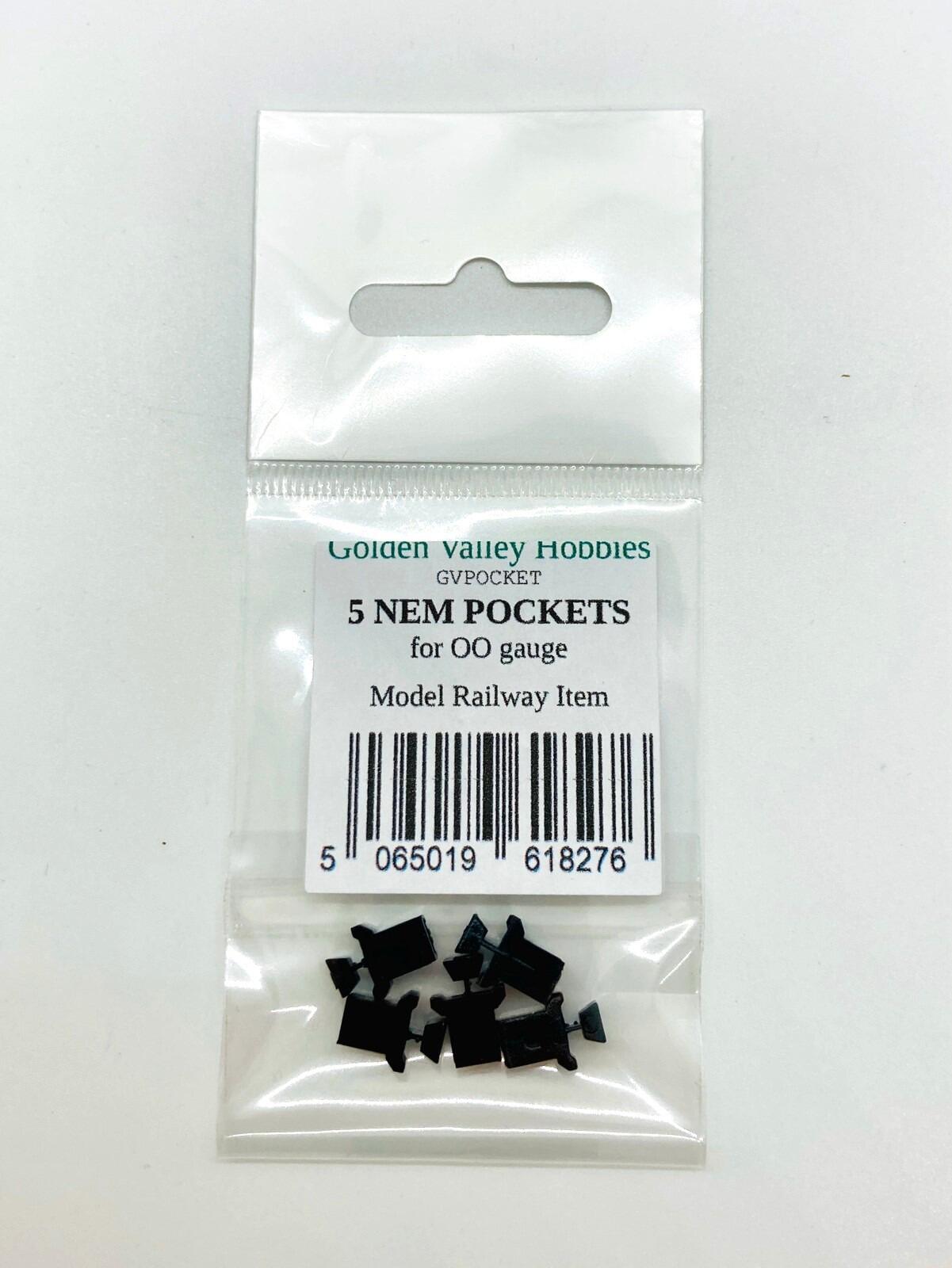 Golden Valley Hobbies GVPOCKETS OO NEM Pockets x5
