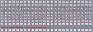 Railtec 4mm-1051 4mm Overhead warning electrification flashes: 1960-80s
