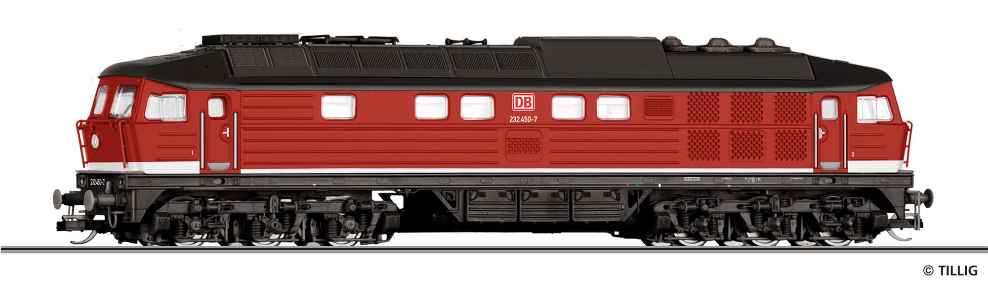TILLIG 05774 Diesel locomotive of the DB AG