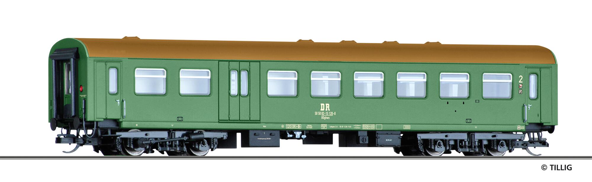 TILLIG 16603 Passenger coach of the DR