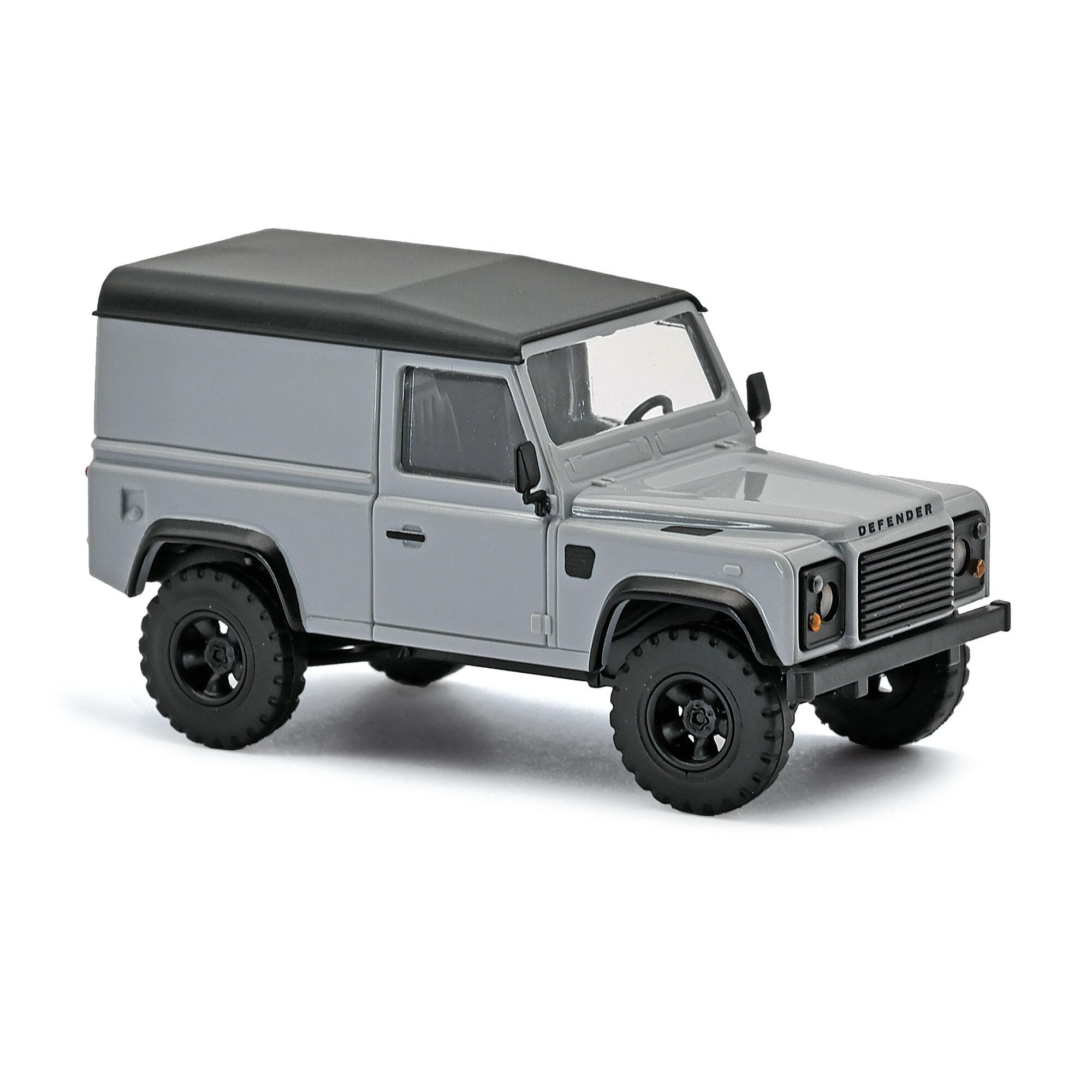Busch 54356 Land Rover Defender 90 Box, silver