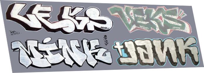RAILTEC 7-8901 Graffiti: artistic A (suits larger wagons)
