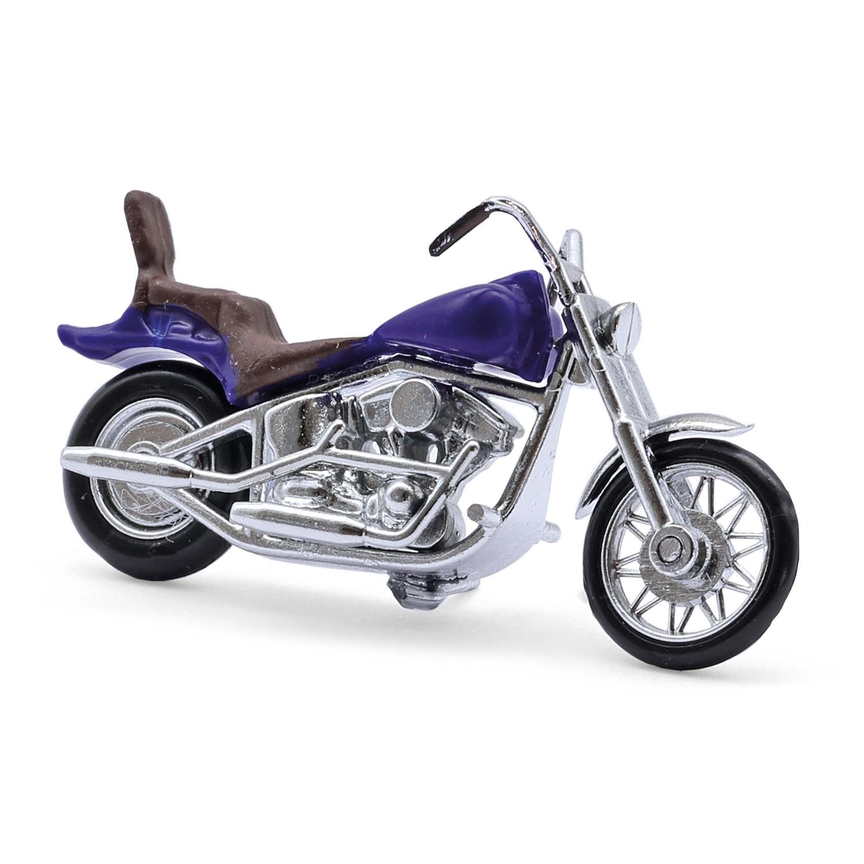 Busch 40152 US motorbike, blue