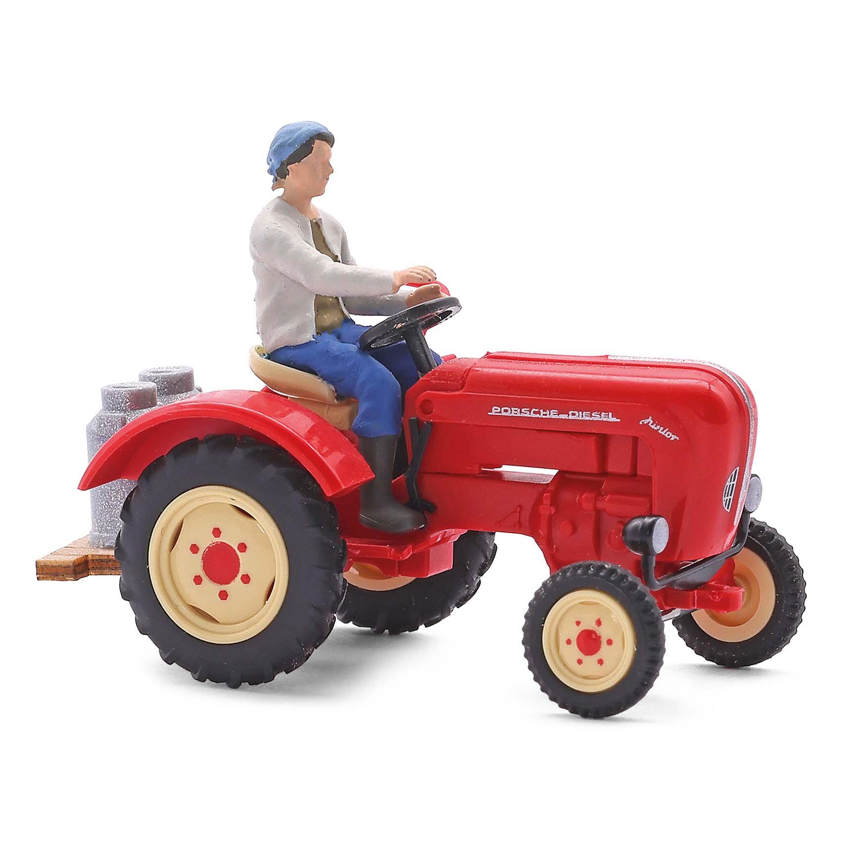 Busch 50013 Porsche tractor with farmer’s wife
