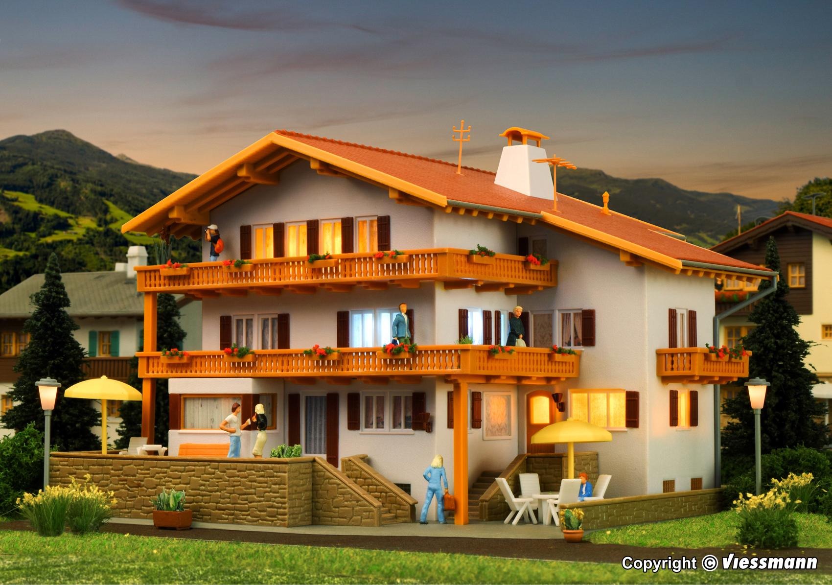 Kibri 38077 Alpine house with LED lighting