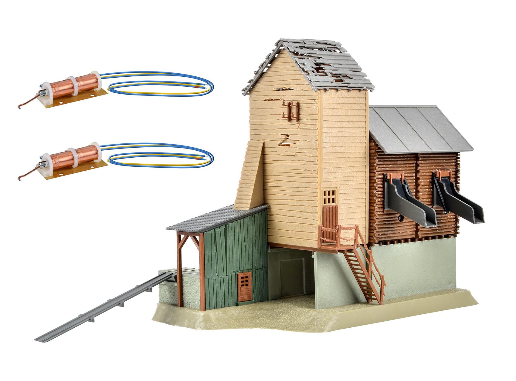 Vollmer 45723 HO Gravel loader kit with driven locking flaps