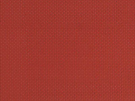 Auhagen 52412 Red brick wall plastic sheet