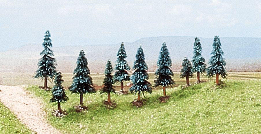 Busch 6509 10 Spruce Trees