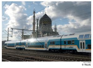 TILLIG 01104 Passenger coach set “alex” of the DLB GmbH