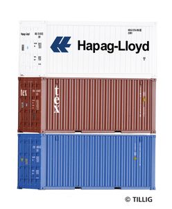 TILLIG 09836 Container set three 20‘ container