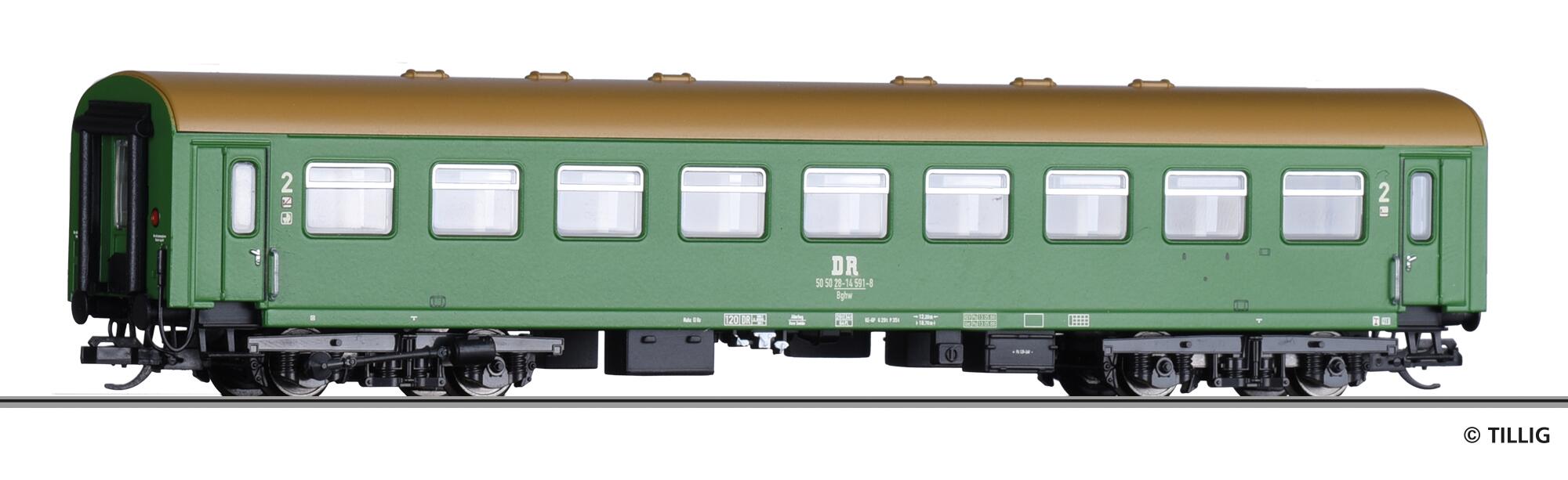 TILLIG 16628 Passenger coach of the DR