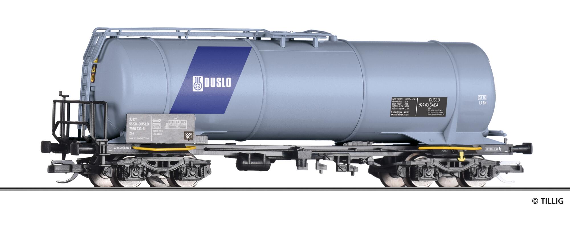 TILLIG 18508 Tank car of the DUSLO a.s. (SK)