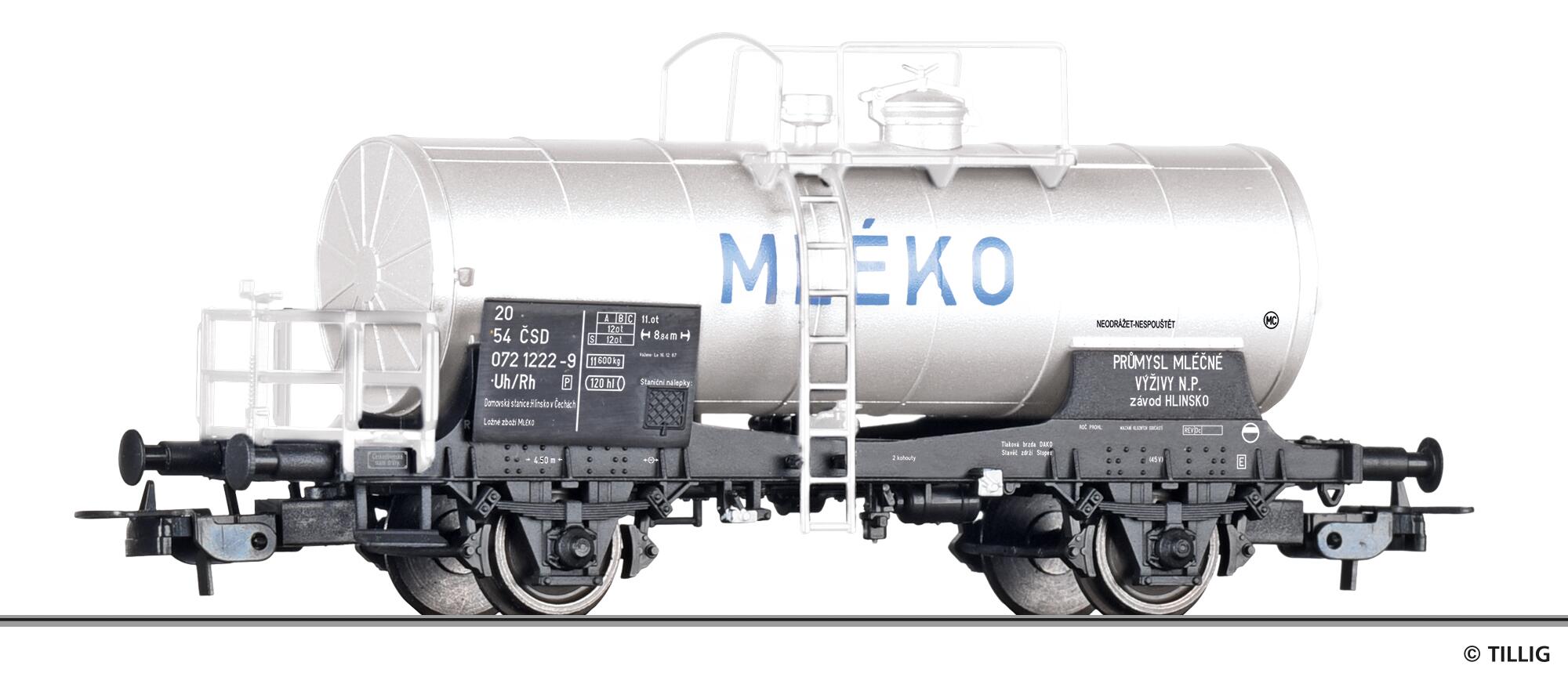 TILLIG 77070 Tank car of the ČSD