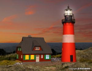 Kibri 39166 Lighthouse with annex