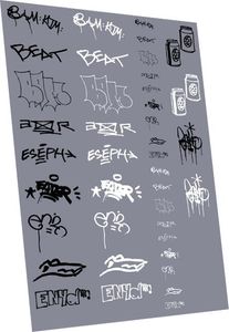RAILTEC 4mm-8952 Graffiti: tags pack #2
