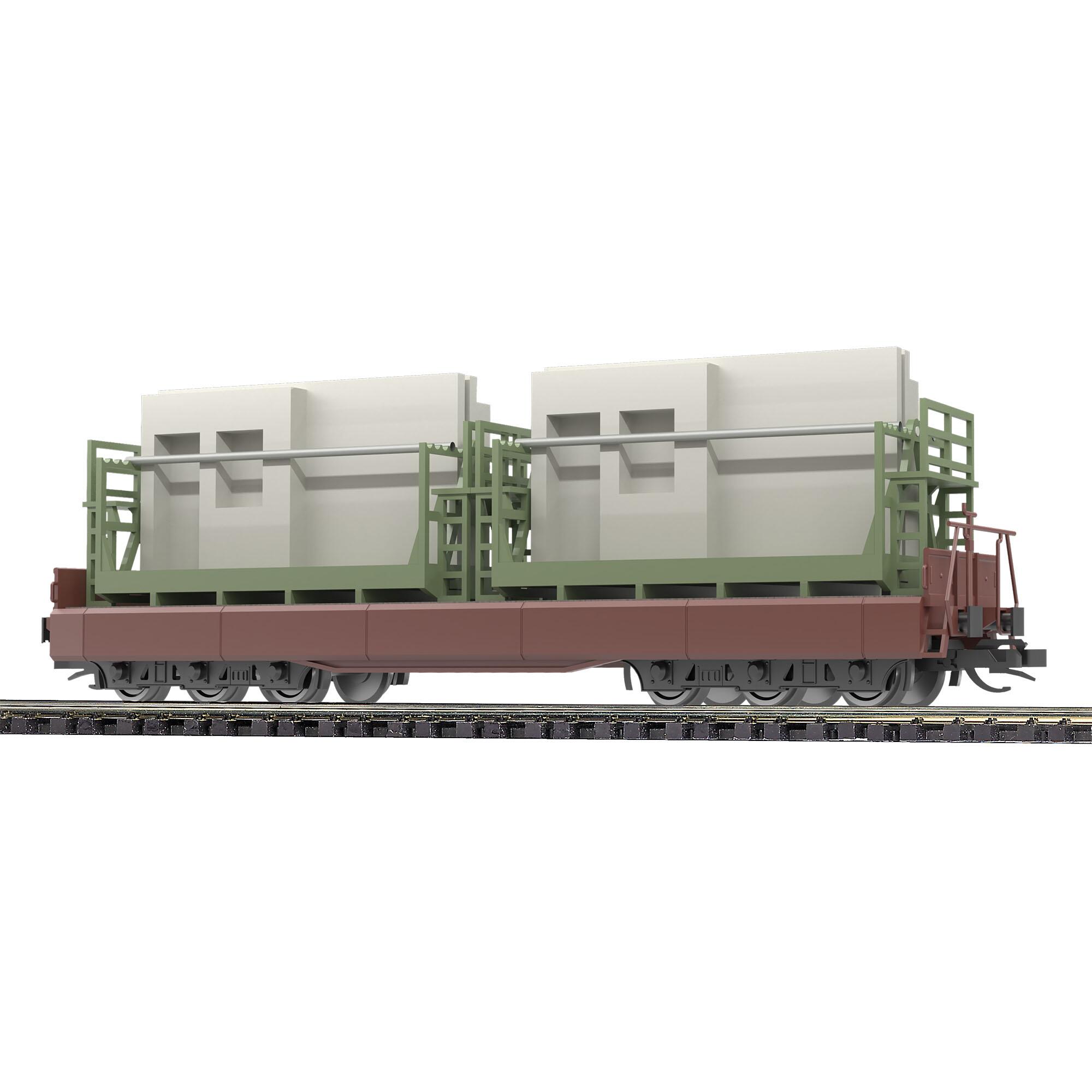 Busch 31655 Flat wagon Samm 4818