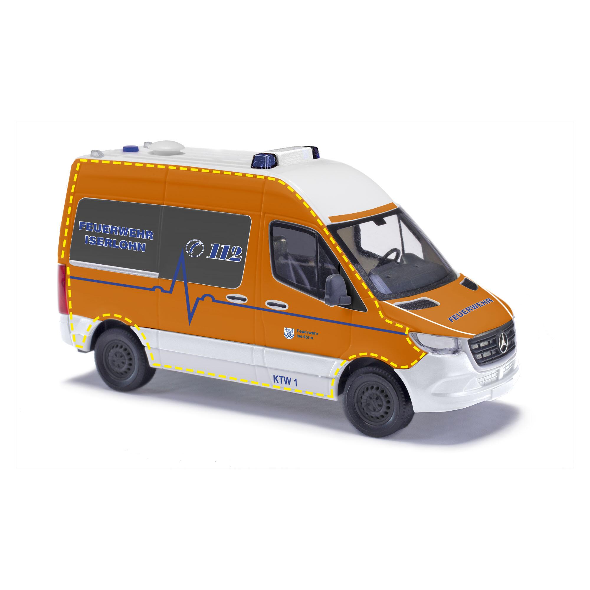 Busch 54061 MB Sprinter kurz, FW Iserlohn