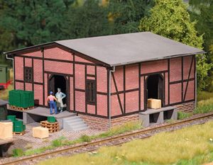 Busch 1896 Goods shed H0