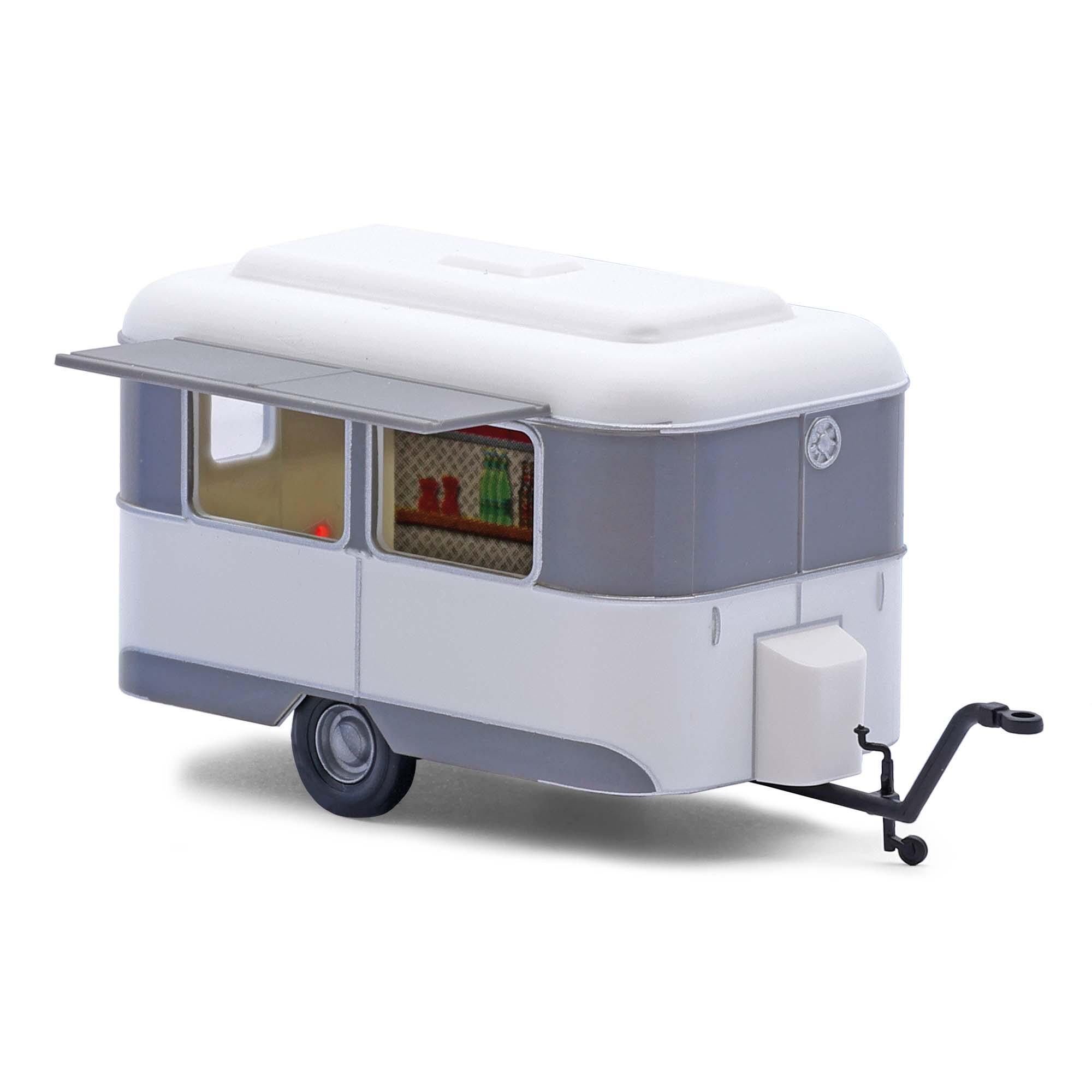 Busch 51763 Nagetusch, grey/white