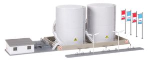 Kibri 37467 Twin deeptanks MIRO with office building and filling plant