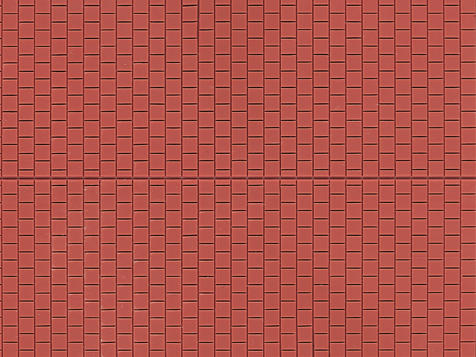 Auhagen 52224 2 Red pavement Decorative Plastic Sheets