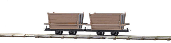 Busch 12201 2 Peat transport wagons